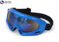 PC Mirror UV PPE Safety Goggles Black Dirt Bike Racing Wearing Comfortable