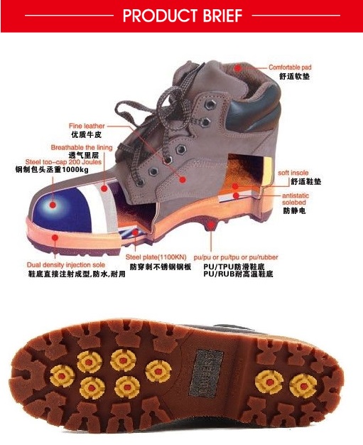 Luft-Abnutzung gehende EVP-Sicherheits-Schuhe, modische bequeme Sicherheits-Schuhe modern