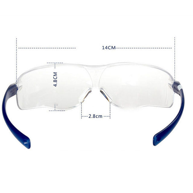 3m 10434 Sicherheitsglas-Schutzbrillen-Anti-Wind-Anti-Sand/Anti-Nebel