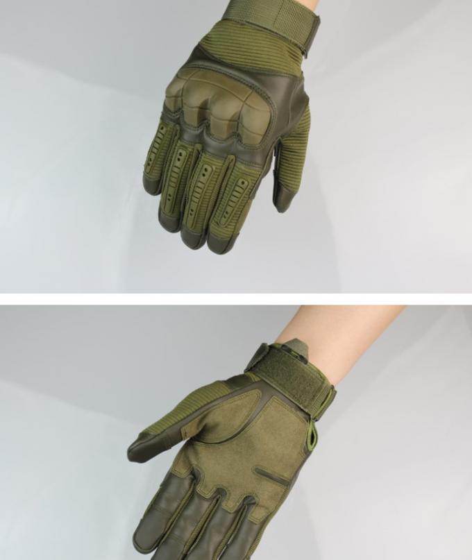 sortieren Sie Note schützender Schock-beständiger voller Finger-Radfahrensport-militärische taktische Motorrad-Handschuhe im Freien aus
