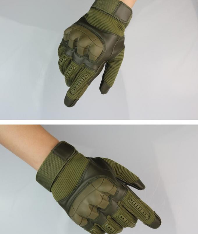 sortieren Sie Note schützender Schock-beständiger voller Finger-Radfahrensport-militärische taktische Motorrad-Handschuhe im Freien aus