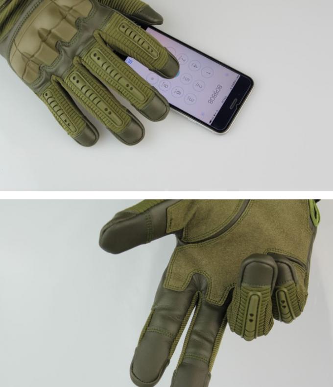 sortieren Sie Note schützender Schock-beständiger voller Finger-Radfahrensport-militärische taktische Motorrad-Handschuhe im Freien aus