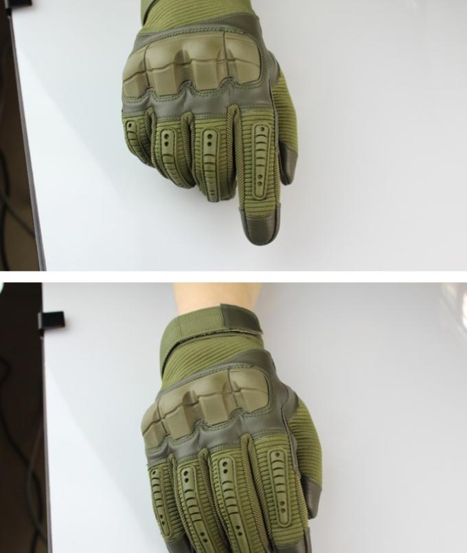 sortieren Sie Note schützender Schock-beständiger voller Finger-Radfahrensport-militärische taktische Motorrad-Handschuhe im Freien aus