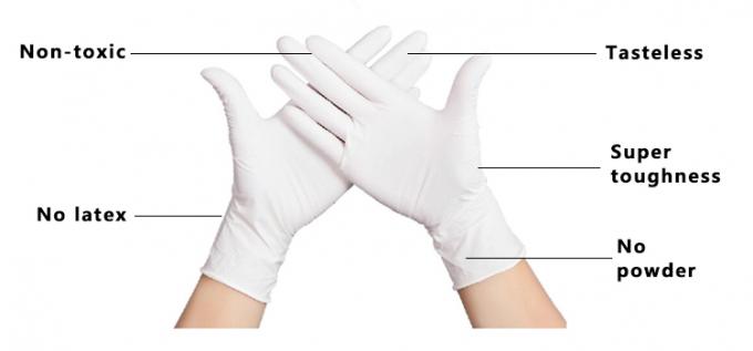 Beleg-beständige Sicherheits-Wegwerfvinyllatex-Prüfungs-medizinische Handschuhe